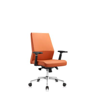 China New Design Boshen Brown (Height) Adjustable Durable Office Chair Lumbar Swivel Chair Leather Office for sale