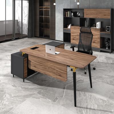 China Boshen Selling Good Quality Hot Luxury Modern Boss Multifunctional Office Desk CEO Office Desk for sale