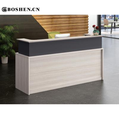 China Boshen multi-functional hot sale spa office pink beauty salon modern high quality reception desk for sale