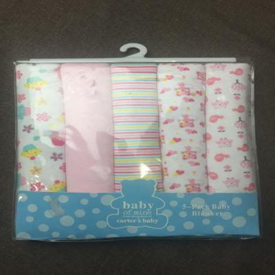 China Factory Manufacture 100%soft Cotton PORTABLE Baby Blanket Cozy Briantex Flannel Baby Receiving Blankets for sale