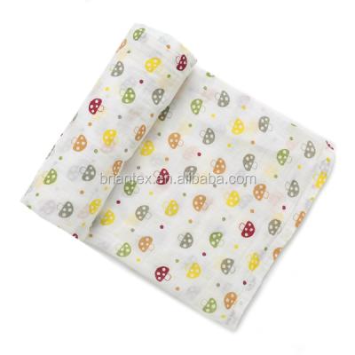 China Briantex Printed Muslin Wraps Cheap Baby Diapers (Blankets, Wraps) Factory Price Made In China Hot Sales Cotton Cloth Babies Disposable Printed for sale