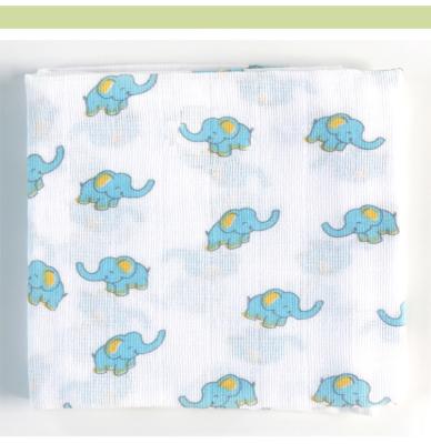 China Printed Cute Briantex Elephant Muslin Cloth 70cm *70cm baby diaper /nappy manufactort factory in china for sale