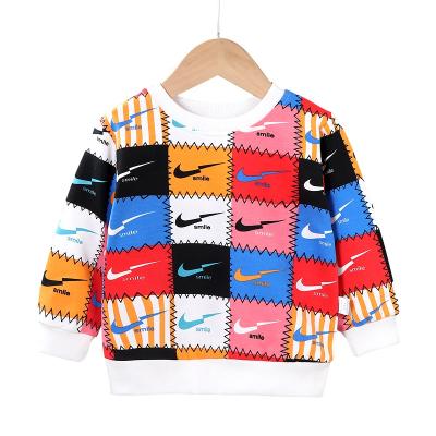 China Anti-pilling 1 to 7 years old pure cotton autumn and winter children's leisure tops, boys and girls' inner and outer sweaters for sale