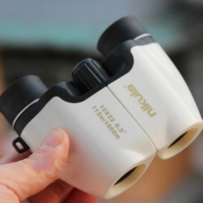 China LUXUN New Design 10x22 Optical Glass Portable High Quality Binocular Telescope For Travel Binoculars For Hunting Telescope for sale