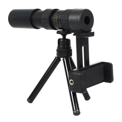 China Metal Telescope Monocular 10-300x40 Zoom High Quality Monocular Binocular Telescope Supports Smartphone With Light Night Vision 10-300X40 for sale