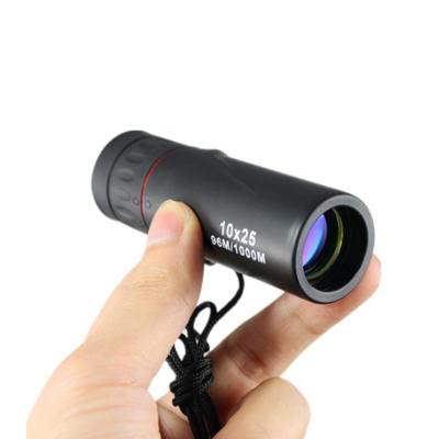 China Mini Eyepiece 10x25 Portable High Magnification Monoculars Long Distance Telescope For Outdoor Camping Concert 10*25 for sale