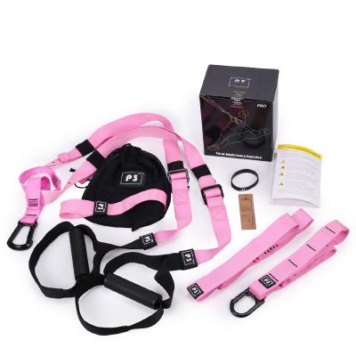 China Strength Training Hot Selling Home Elastic Resistance Bands During Training Belt Suspension Trainer for sale