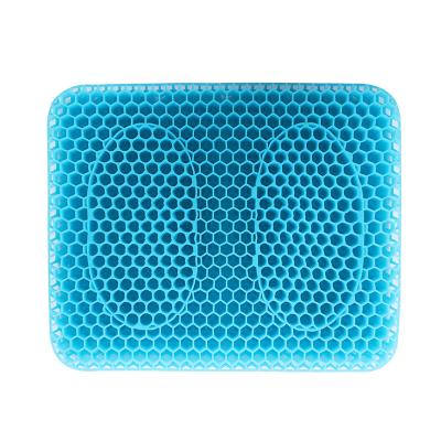 China Viable Office Chair Cushion With Non-slip Cover Breathable Honeycomb Pain Relief Sciatica Egg Crate Cushion for sale