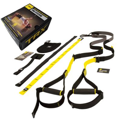 China High Quality Safe Trainer Strap,Adjustable Cloth Resistance Gym Equipment Fitness Pull Rope Suspension Bands With Logo for sale