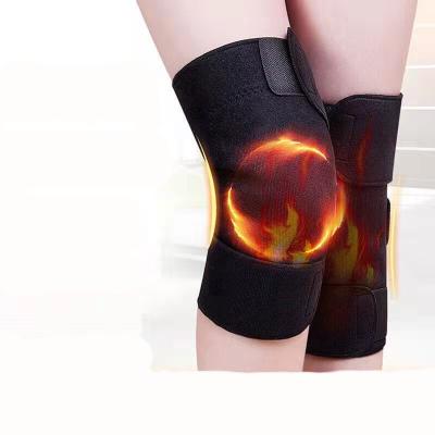 China Breathable BAOYA Tourmaline Heated Knee Pads Magnetic Knee Support for sale