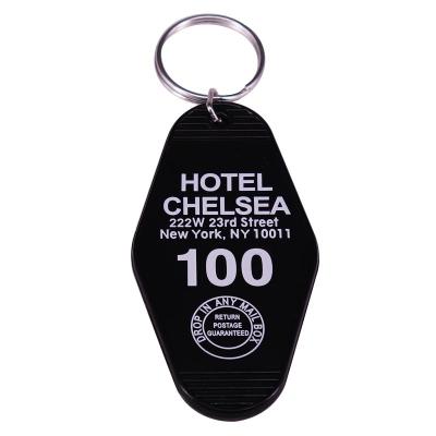 China The Hotel Chelsea Keychain Key Fob Metal Notable for it's starred list of residents, this infamous New York punk rock hotel! for sale