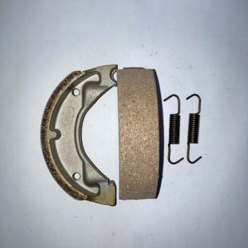 China Motocycle good reputation material is iron motorcycle parts yellow-brown brake shoes for sale