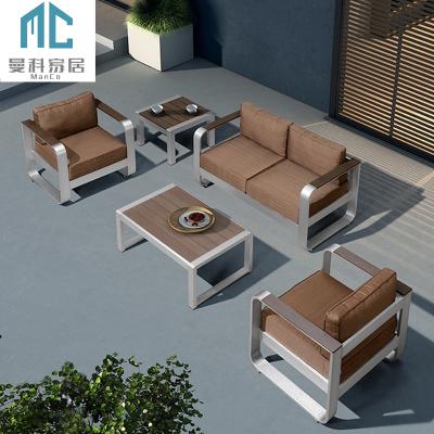 China Modern Outdoor Garden Furniture Waterproof Patio Cover Patio Lounge Set Aluminum Outdoor Garden Furniture for sale