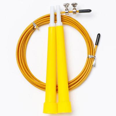 China Adjustable And Sturdy Premium Quality Full Plastic Handle Adjustable Jump Rope With Logo for sale