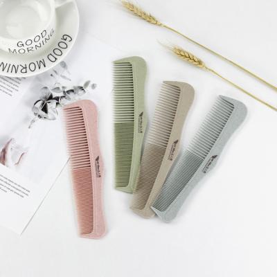 China Comfortable hot sale custom wholesale copy custom salon plastic wheat straw hair comb for sale