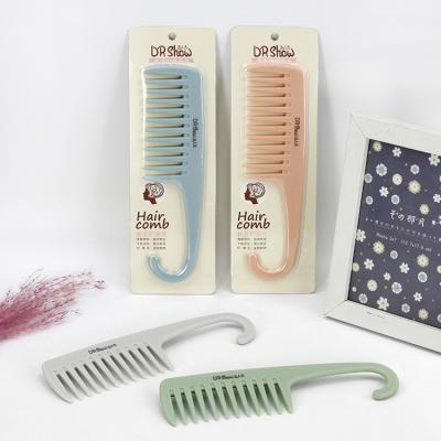 China Home Fashion Plastic Wide Teeth Hair Care Comb Hairdressing Hairdressing Daily Comb for sale