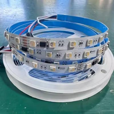 China Bankettsaal 24v60 Licht 10-Segment-Breakpoint kontinuierlich RGBW Magic Water Light Strip zu verkaufen