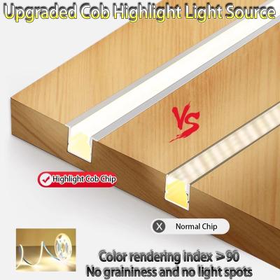 China Embedded Wine Cabinet Wardrobe Cabinet Line Light Display Atmosphere Shelf Light Strip for sale