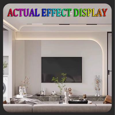 Cina 24V basso voltaggio Disco nudo LED Light Strip Self-Adhesive Light Trough 20 metri senza calo di tensione 12V Tricolore Soft Light Strip Lineare Fonte di luce in vendita