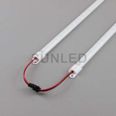 China DC12v 24v Rigid LED Strip Lights SMD 2835 5730 With Milk White Outer Casing for sale