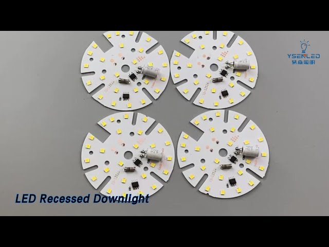 PCB LED Recessed Downlight Board 7w 12w Smd 2835 Aluminum High Brightness