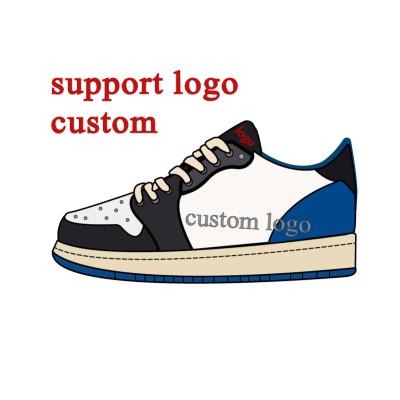 China Custom Logo High Quality Retro Low Logo Men's Basketball Style Shoes From Factory Wholesale Fashion Trend Custom Made Sneakers Tops for sale