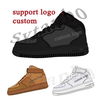 China Wholesale Fashion Sneakers Air 1f Custom Logo Shoes OEM Trend Sneakers Walking Style Mens Skateboarding Basketball Shoes for sale