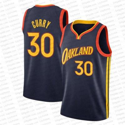 China Warriors QUICK DRY Best Quality Men's Basketball Singlet Shorts Stephen Curry Uniform 30 Durant 35 Golden State Thompson #11 for sale