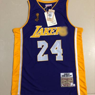 China Kobe Bryant #24 #8 Mens QUICK DRY Tank Top Laker Retro Basketball Singlet Training Uniform Wear for sale