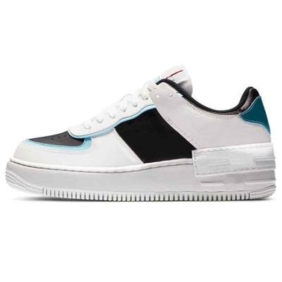 China 2021 Fashion Trend Breathable Mesh Force Shoes Unisex Supplier Moq Logo Brand Fashion Air Custom Made Air Sneakers Low For Men And Women for sale