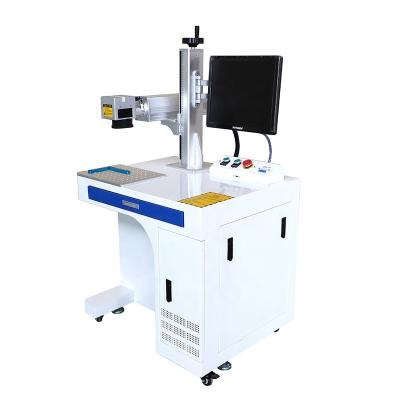 China Laser fiber laser marking machine with adjustable power is used for pattern and text marking engraving à venda