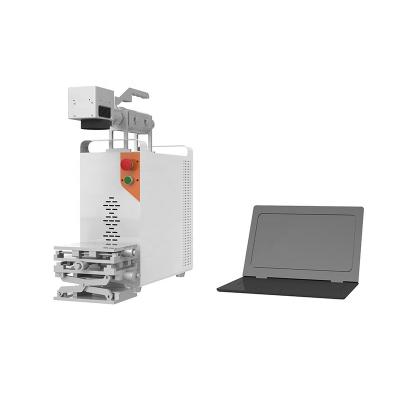 China Large Deep Marking Parts Laser Marking Machine Portable Handheld Laser Marking Equipment Lowest Price Fiber à venda