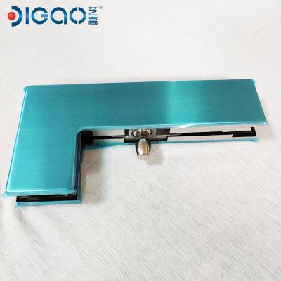 China Modern Heavy Duty Aluminium Side Panel Patch Fittings Glass Door Railing Clamp for sale