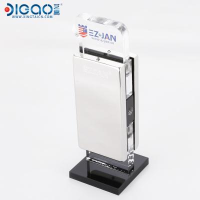 China Modern Frameless Glass Door Sliding Door square Clamps Top Glass Door Patch Fitting for sale