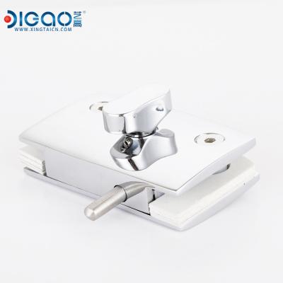 China 10-18mm toughened glass Wholesale stainless steel toughened Frameless glass door handle lock for sale