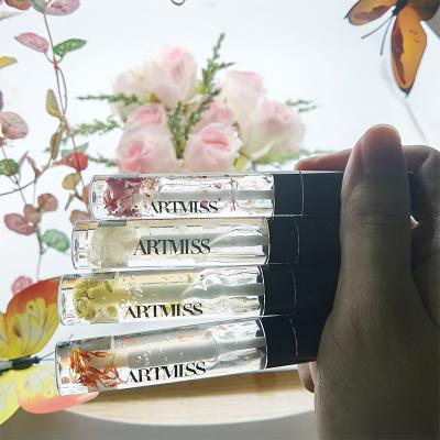 China ARTMISS Makeup Wholesle Flower Lip Gloss Brand Broadway Flavor Vendor Lip Gloss Waterproof Vegan Clear Lip Gloss for sale