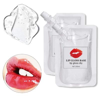 China Plumper Making Organic Glow Diy Versagel Waterproof Lip Balm Bulk Clear Lip Gloss Base To Make Your Own Lip Gloss for sale