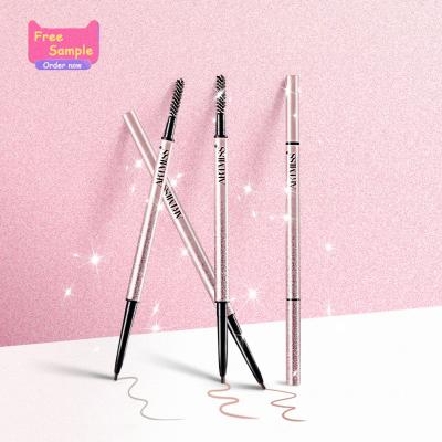 China Low MOQ Amazon ARTMISS Waterproof Brow Warm Ultra Thin Definition Eyebrow Pencils Brow Private Label Waterproof Eyebrow Pencil for sale