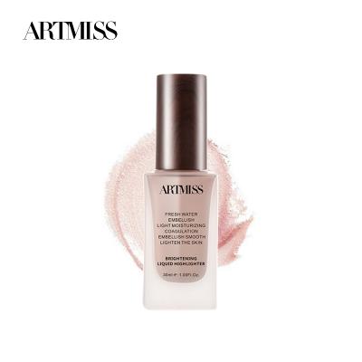 China ARTMISS Moisturizer Waterproof Magic Smooth Illuminating Face Makeup Highlighter Liquid Private Label for sale