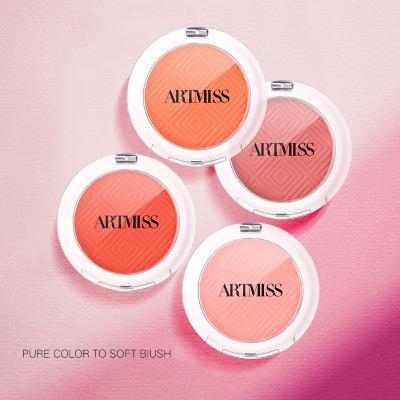 China OEM ODM Blendable Blusher Palette Waterproof Pure Light Natural Private Label Blusher Soft Blush for sale