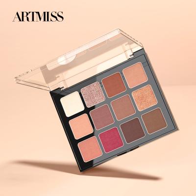 China ARTMISS Waterproof Pigment Makeup Eyeshadow Palette Vegan High Quality Private Label for sale