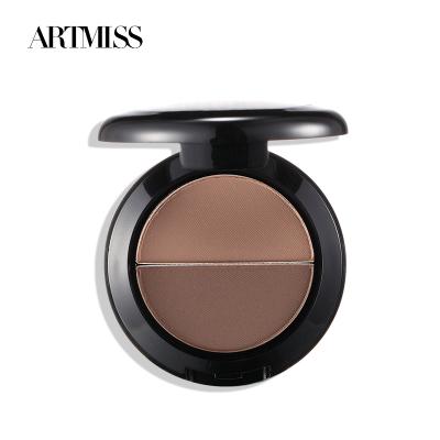 China ARTMISS 2 Color Eyebrow Powder Palette Waterproof Makeup Eyebrow Powder Private Label for sale