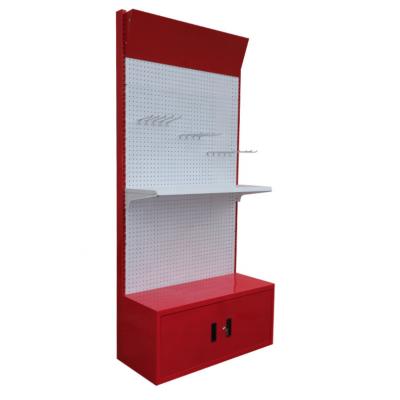 China Retail Stores Hole Board Shelf Supermarket Shelf Hardware Tool Holder Wholesale Grocery Mobile Phone Jewelry Fishing Tackle Display Rack for sale