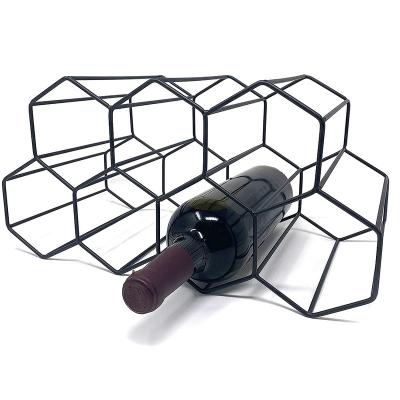 China Restaurant Decoration Wine Rack / Living Room Wine Rack / Seven Bottle Viable Wine Rack for sale