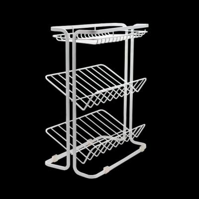 China Durable Three-Layer Kitchen Spice Storage Rack, Vertical Seasoning Bottle Rack Organizer, Suitable For Kitchen Countertops And Cabinets for sale