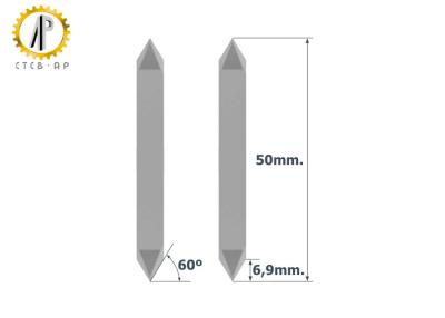 China Stable Robust Tungsten Carbide Blade For Nylon / Felt Z10 Double Edged Drag for sale