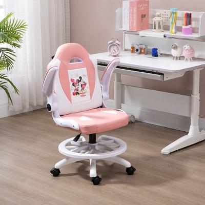 China 2021 Factory Price Girl Adjustable Reclining (Size) Kids Furniture Chairs Pink Gamer Desk Gaming Chair PU OEM Cardboard Custom Chairs for sale