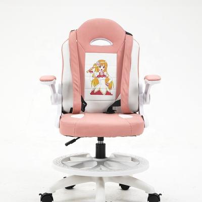 China Comfy Solid Wood Kids Computer Chair Racing Style Gaming Chairs For Kids for sale