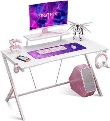 China (Size) new styles adjustable in the European market pink game table computer desk home show anchor girl game table and desk chair for sale