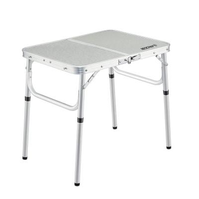 China Portable Aluminum Outdoor Camp Table Folding Table 2ft Folding Single Size Folding Table Adjustable Light Weight Small for sale